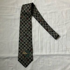 Vintage Prestige Fishing Silk Tie